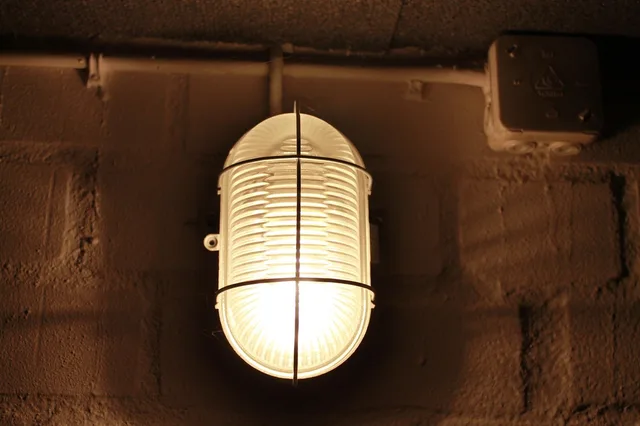 basement lamp, masonry, basement, cellar, grim, cellar vault. Damp basements, hot attics, cold garages: climate and home organization